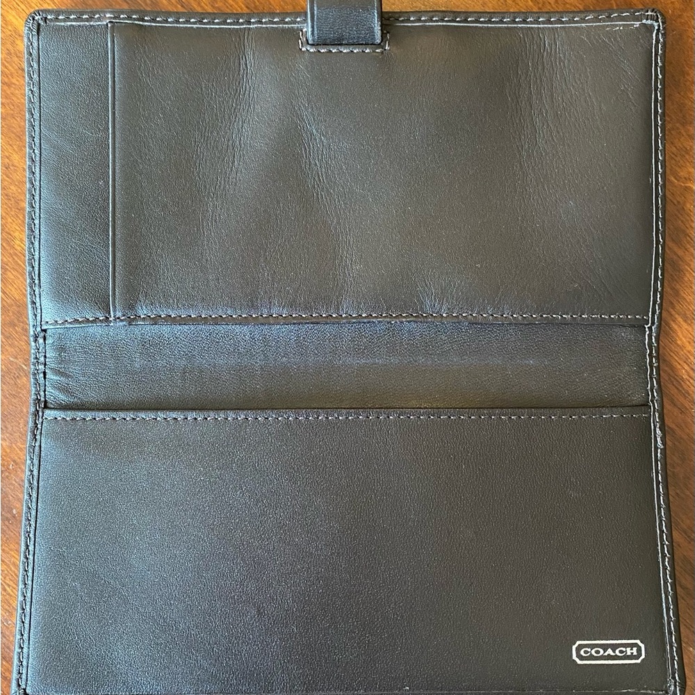 Coach Signature Large Envelope Wallet With Separa… - image 7